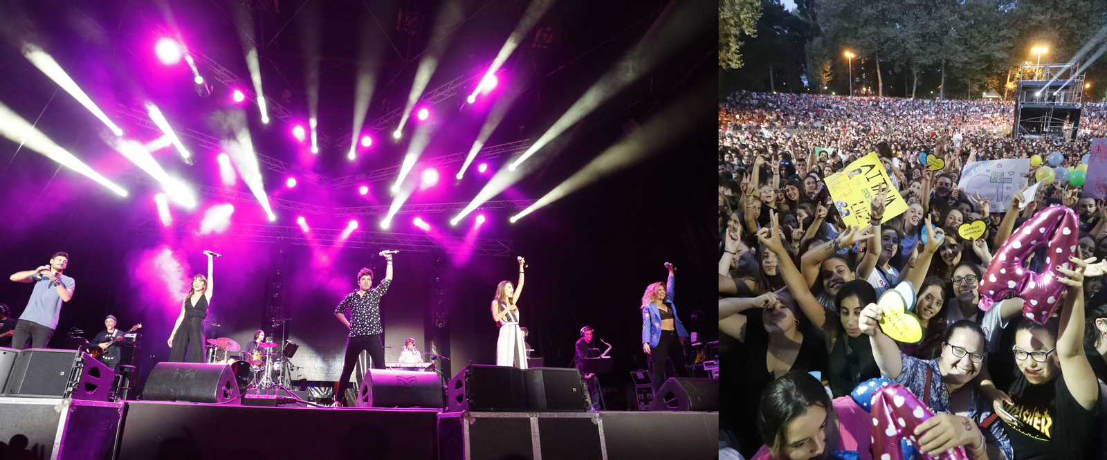 Decenas de miles de fans protagonizan un lleno histórico con el concierto de Aitana, Ana Guerra, Roi, Cepeda y Miriam // JV Landín/Lanfoco