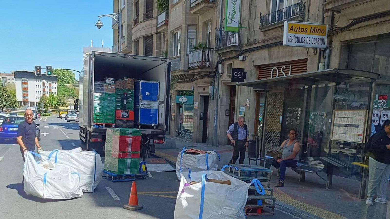 Okupación de la vía pública