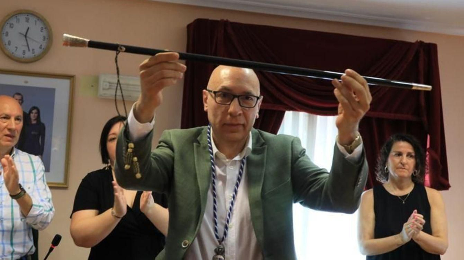 Xosé Carlos Valcárcel, el día de su investidura como alcalde de Barbadás en 2023