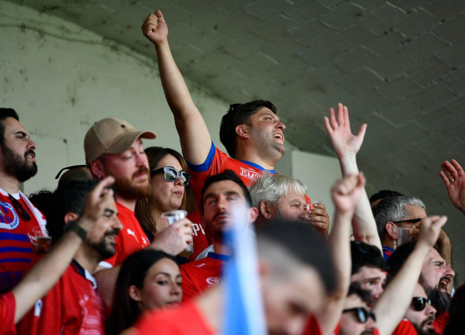 Galería | La UD Ourense quiere llegar a Primera Federación y la afición se vuelca con el equipo en O Couto