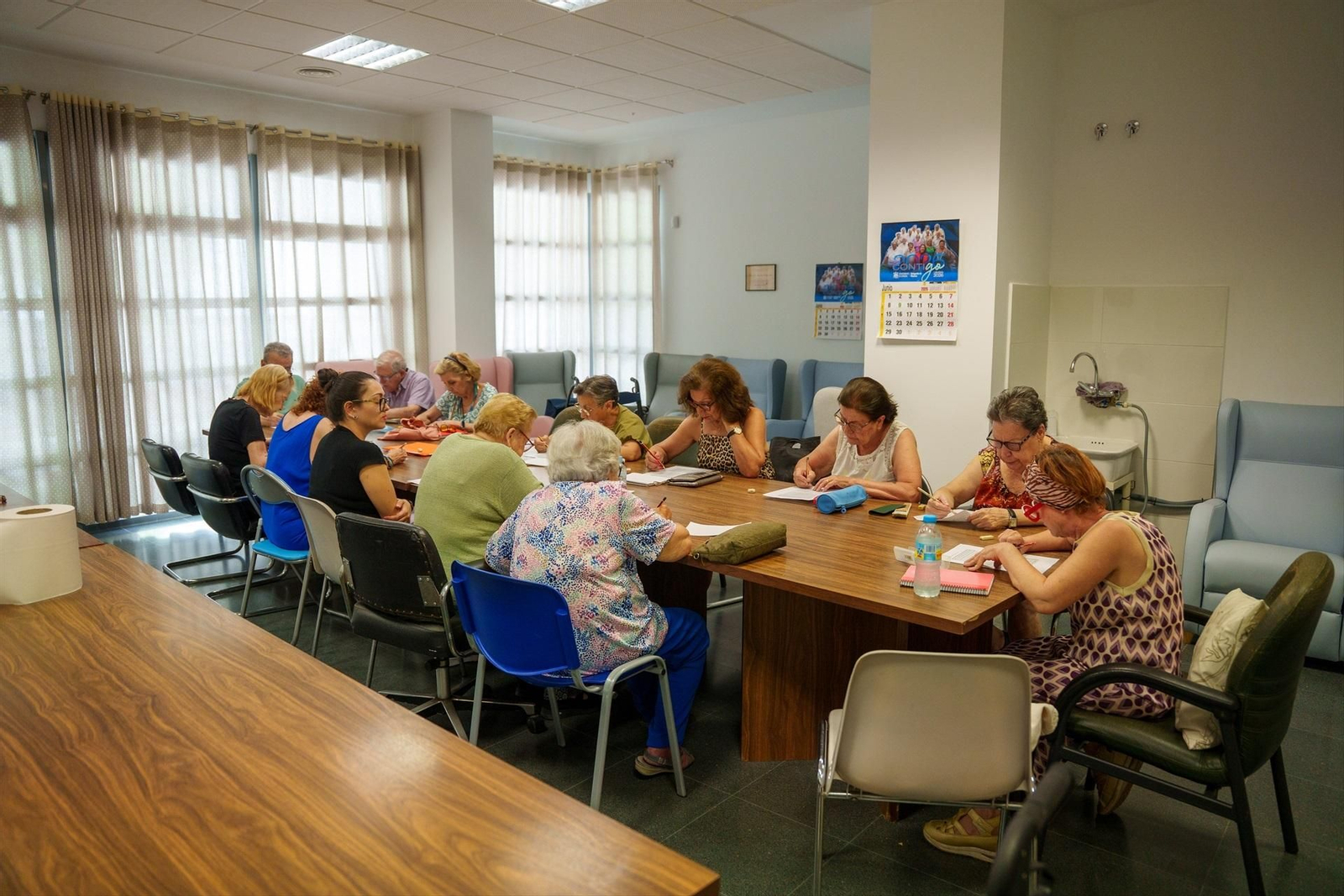 Un grupo de personas pensionitas.
