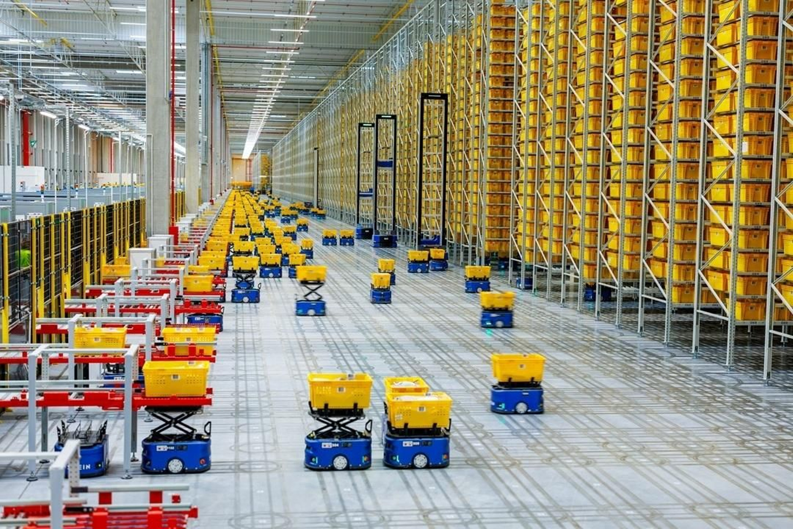 Centro logístico de la plataforma Shein en Polonia