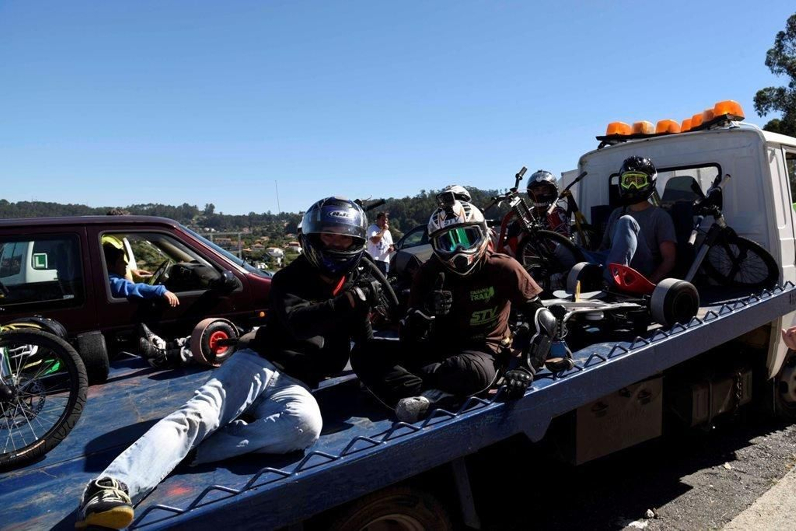 Sexta bajada Ciudad de Vigo, no monte O Campaneiro Foto Lanfoco02