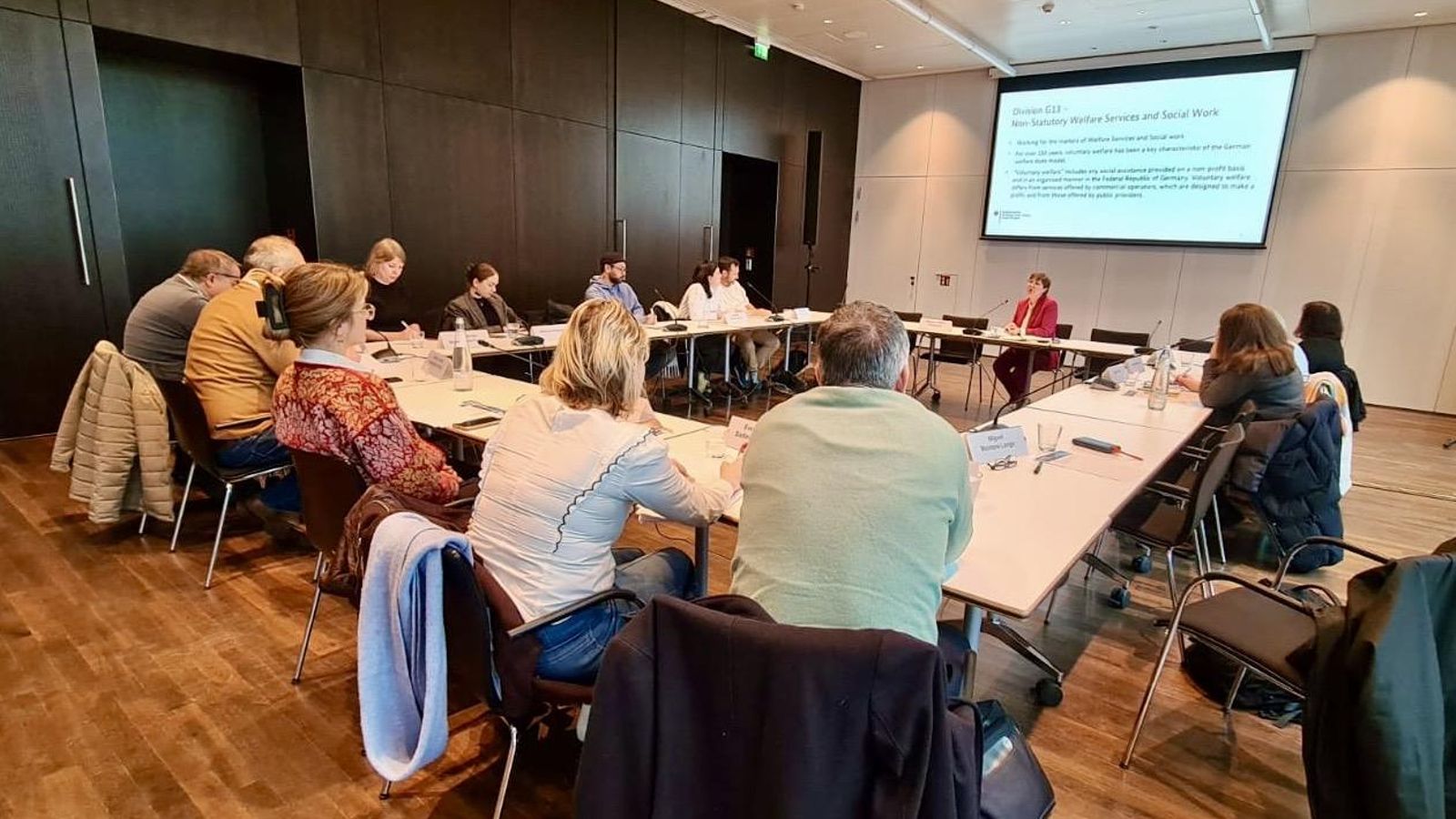 Sesión de trabajo del encuentro