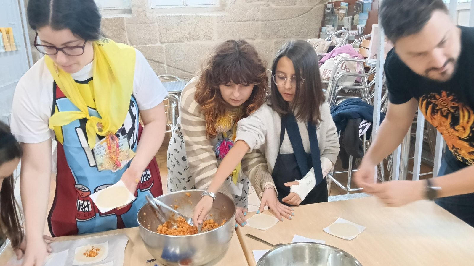 Diversión e sabor entre fogóns en Amencer