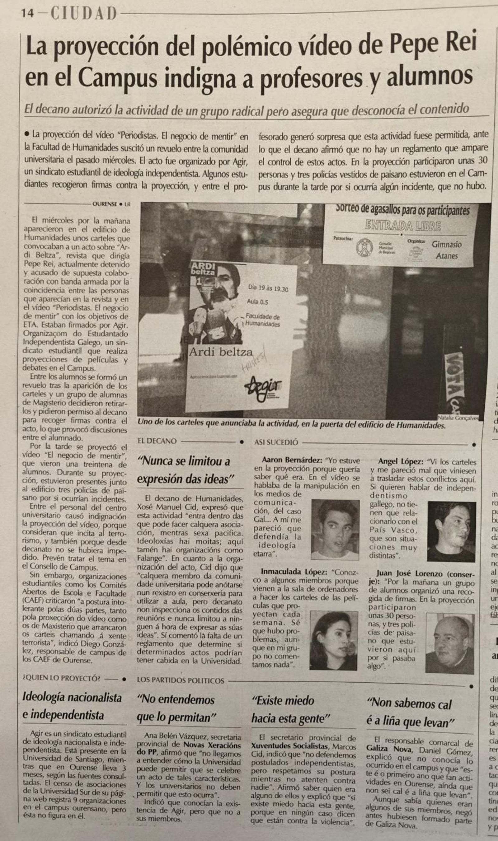 22 de abril de 2001.