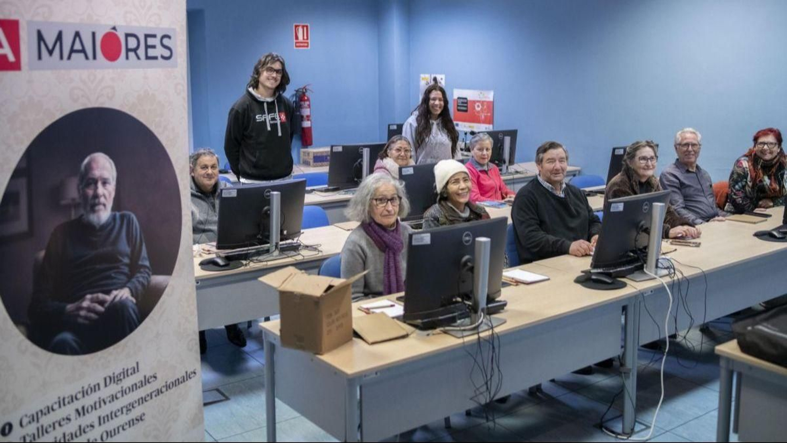 Actividad de capacitación digital organizada en Celanova.