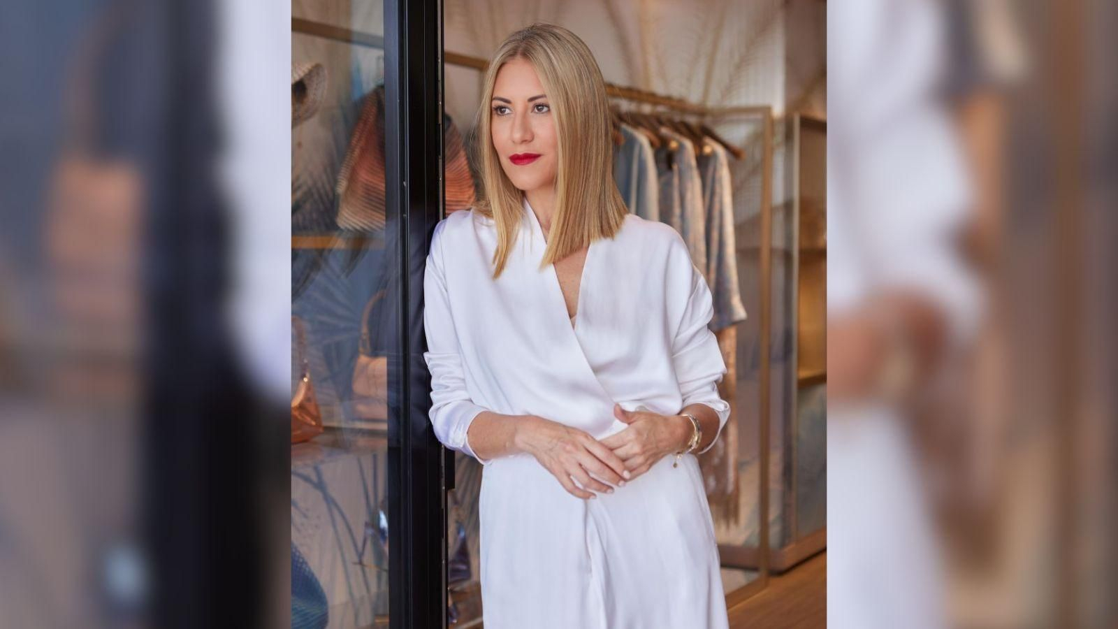 La estilista Cristina Reyes
