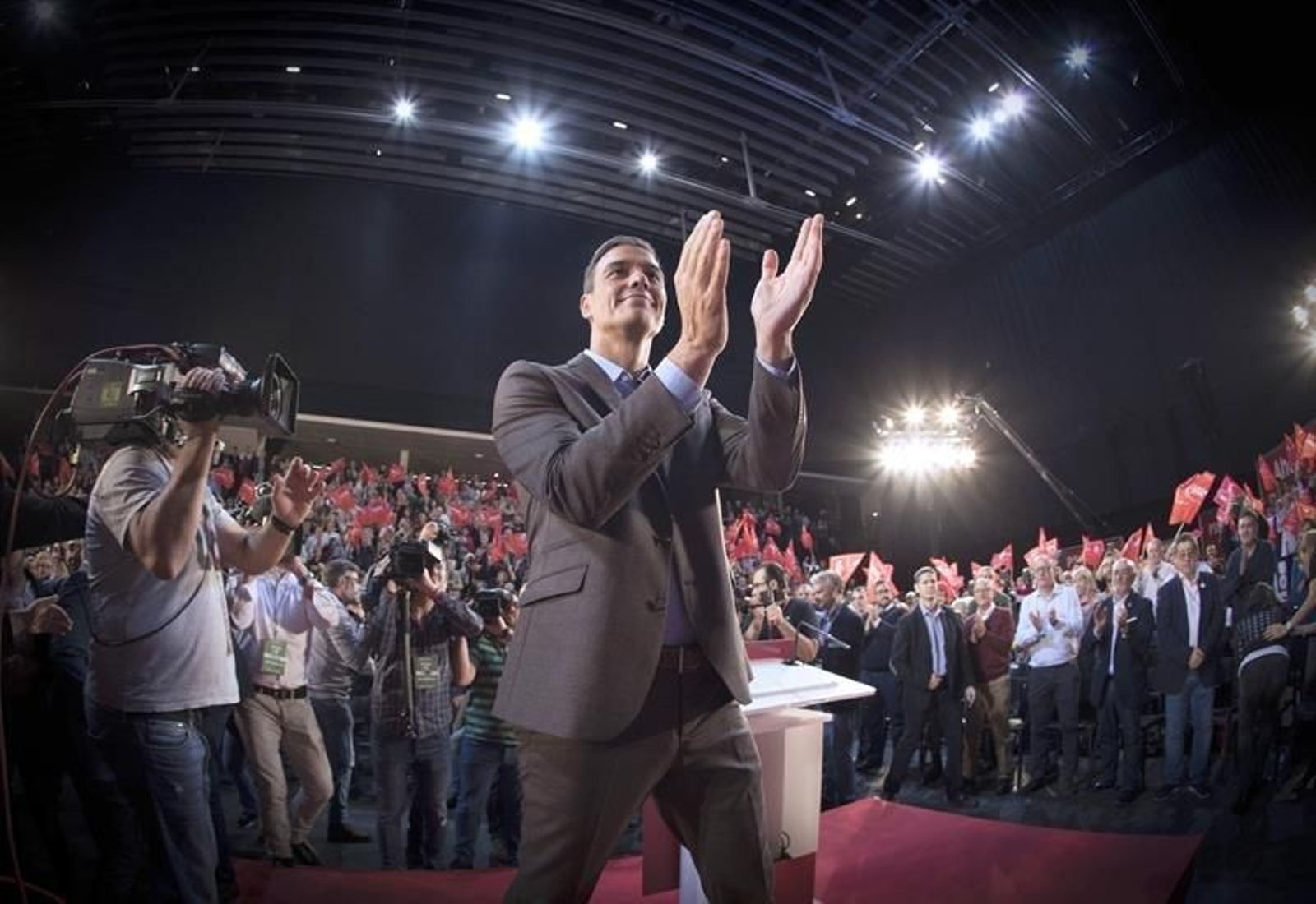 El presidente en funciones del Gobierno, Pedro Sánchez