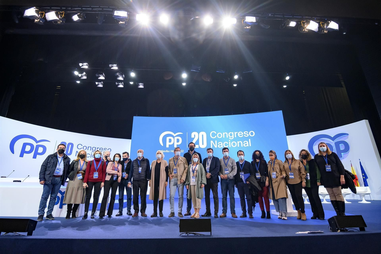 Comienza el Congreso nacional del PP en Sevilla. // EFE