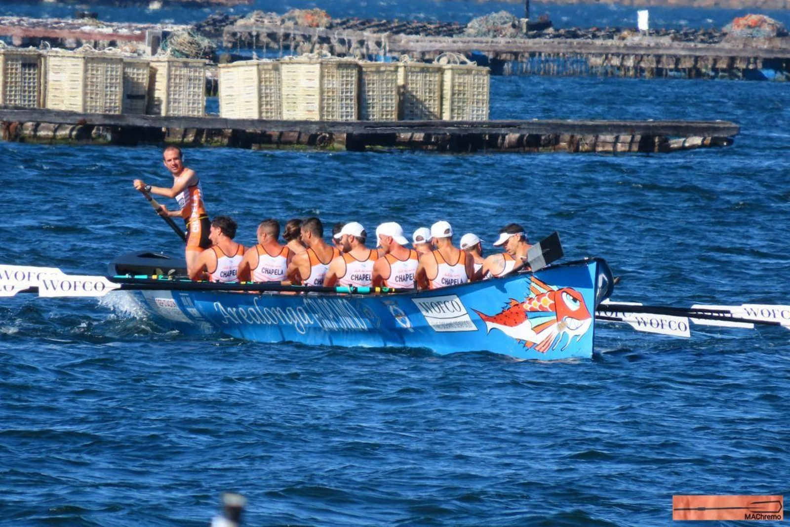 El Club de Remo Chapela compite en las tres ligas autonómicas de traineras esta temporadas y hoy ejerce de anfitrión.