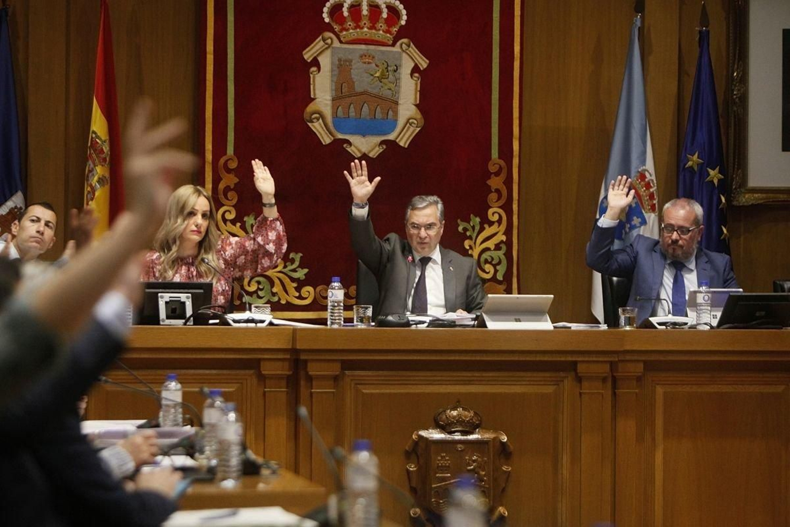 El PP se quedó solo votando a favor.