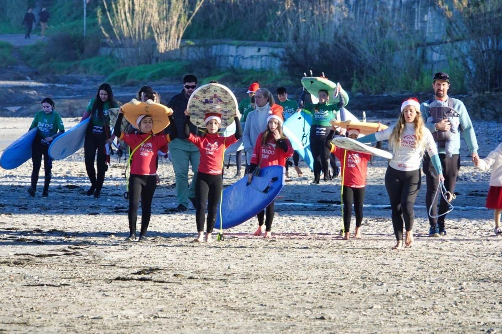 Papanoelada surfera en Patos.