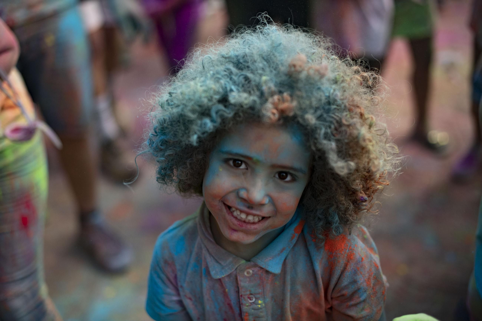 Galería | La fiesta de colores en Xinzo en imágenes