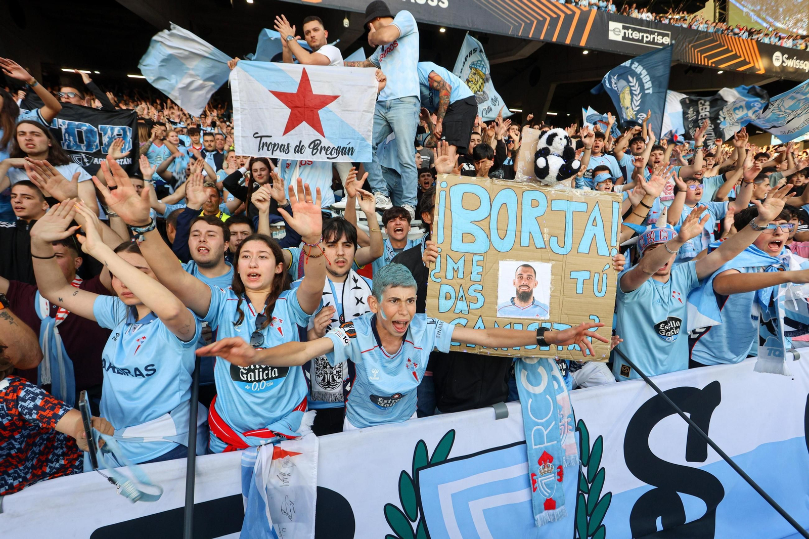 Galería | La goleada del Friburgo puso fin al sueño europeo del Celta