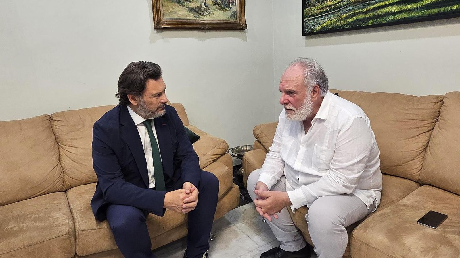 Reunión con el cónsul general de España en Venezuela