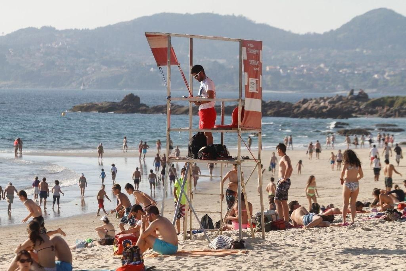 Los socorristas estuvieron en las playas hasta el 15 de septiembre.