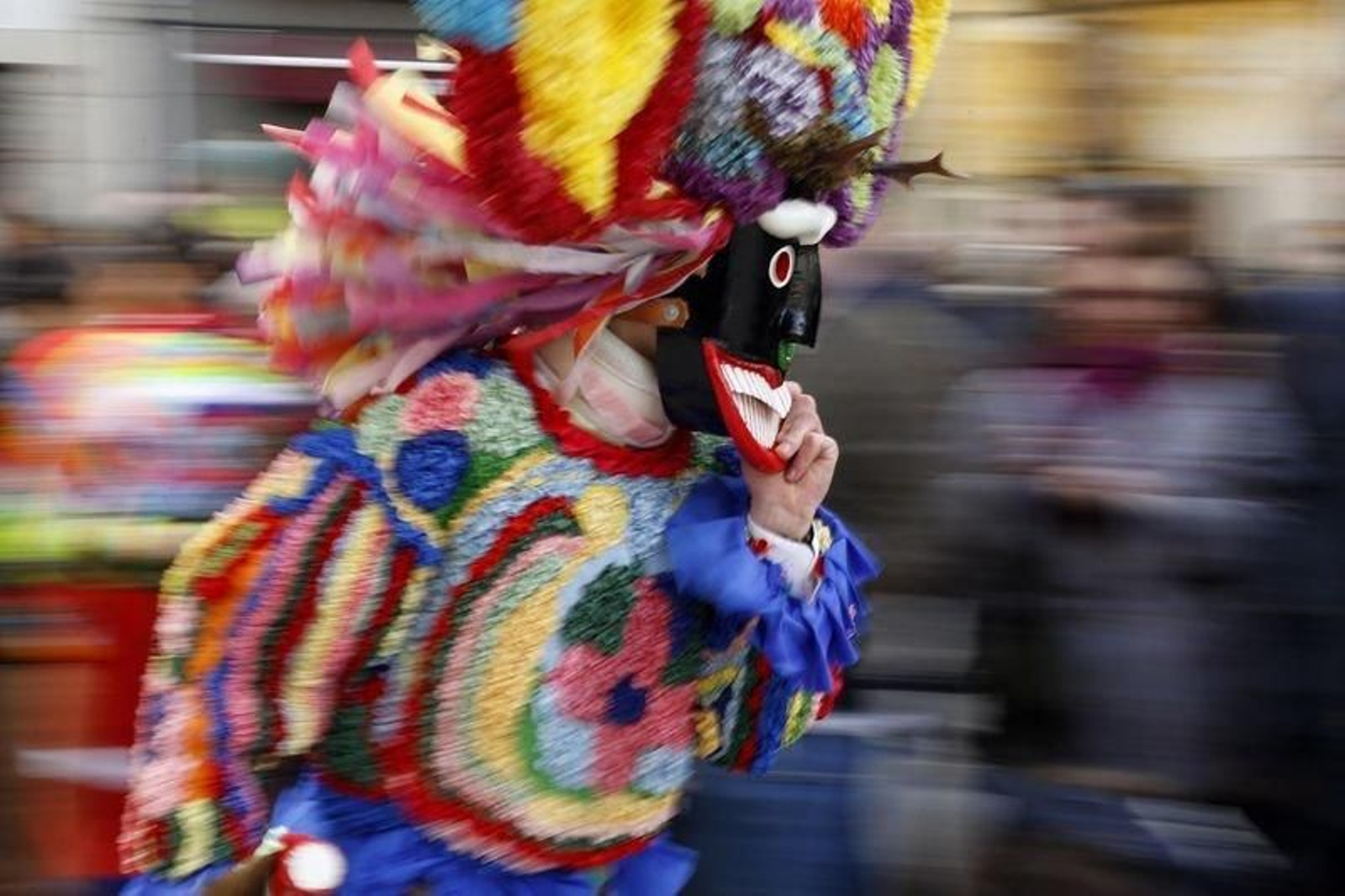 Domingo gordo de Entroido en Viana  do Bolo. (Foto: Xesús Fariñas)