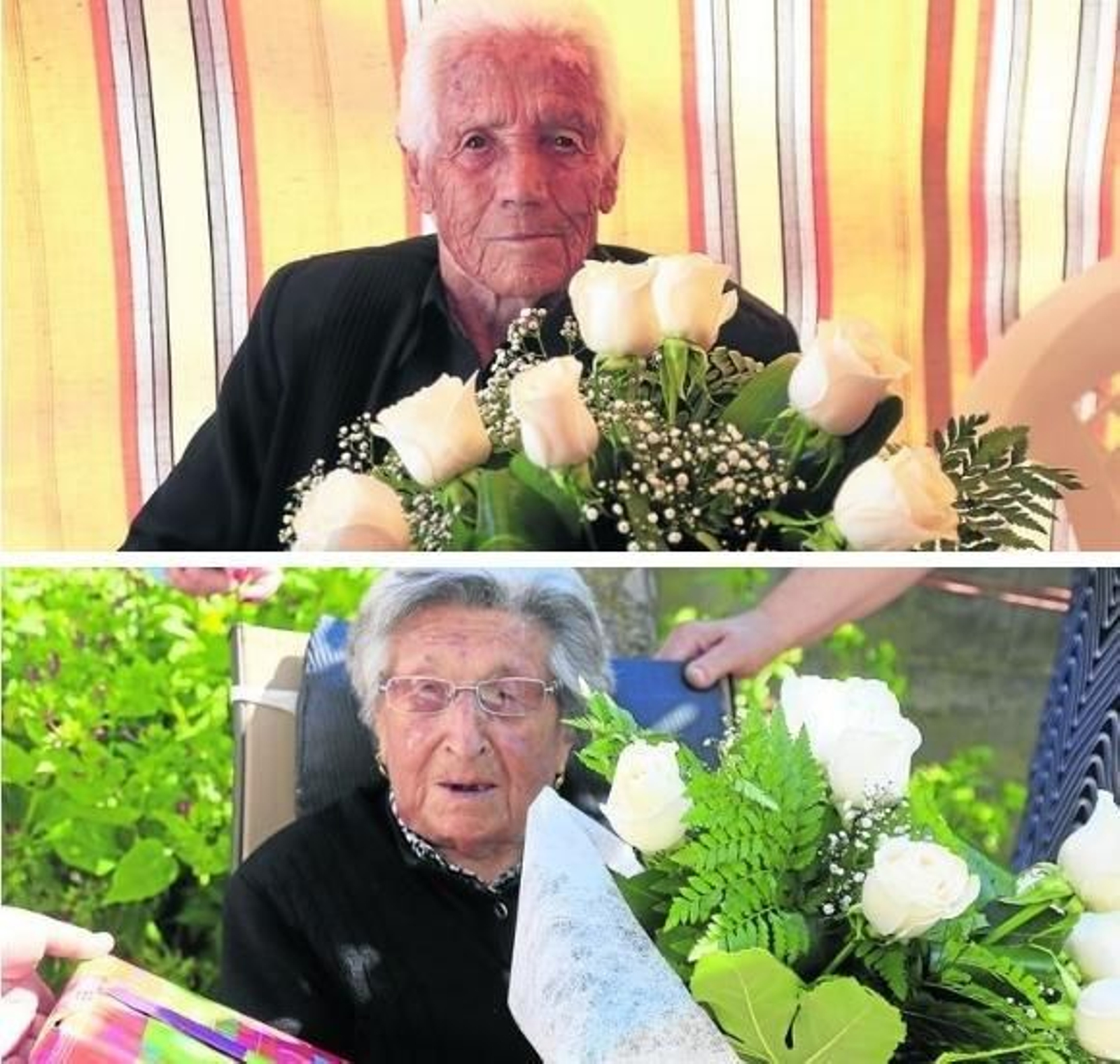 Eligia Carrera y Elvira Tombo, de cumpleaños.