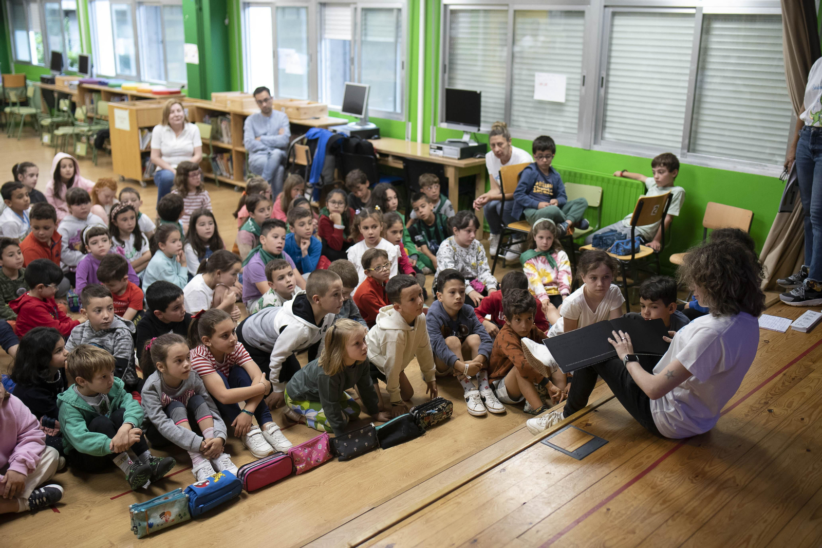 Los alumnos se mostraron muy interesados y participativos durante toda la actividad