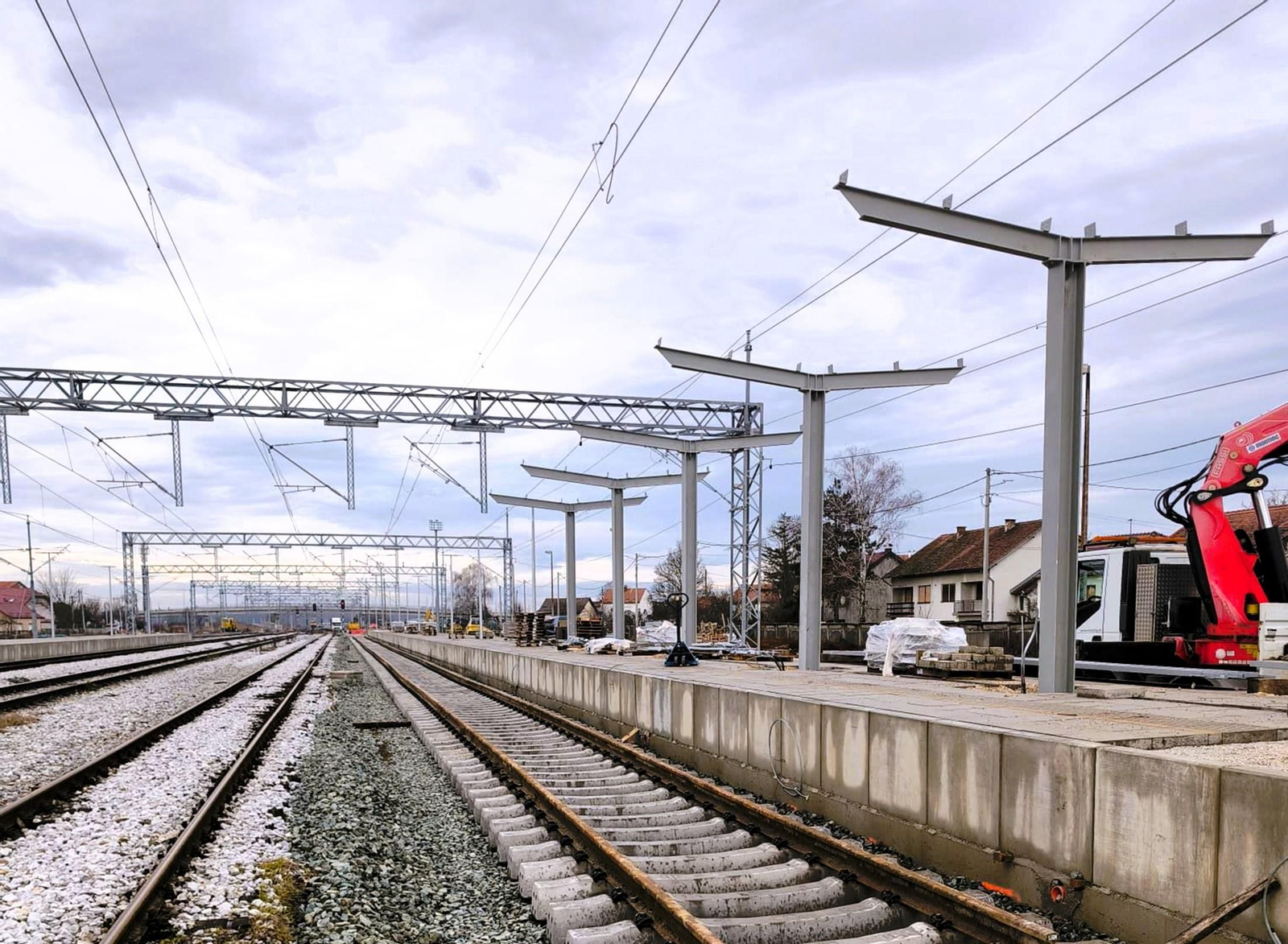 Línea ferroviaria en Croacia