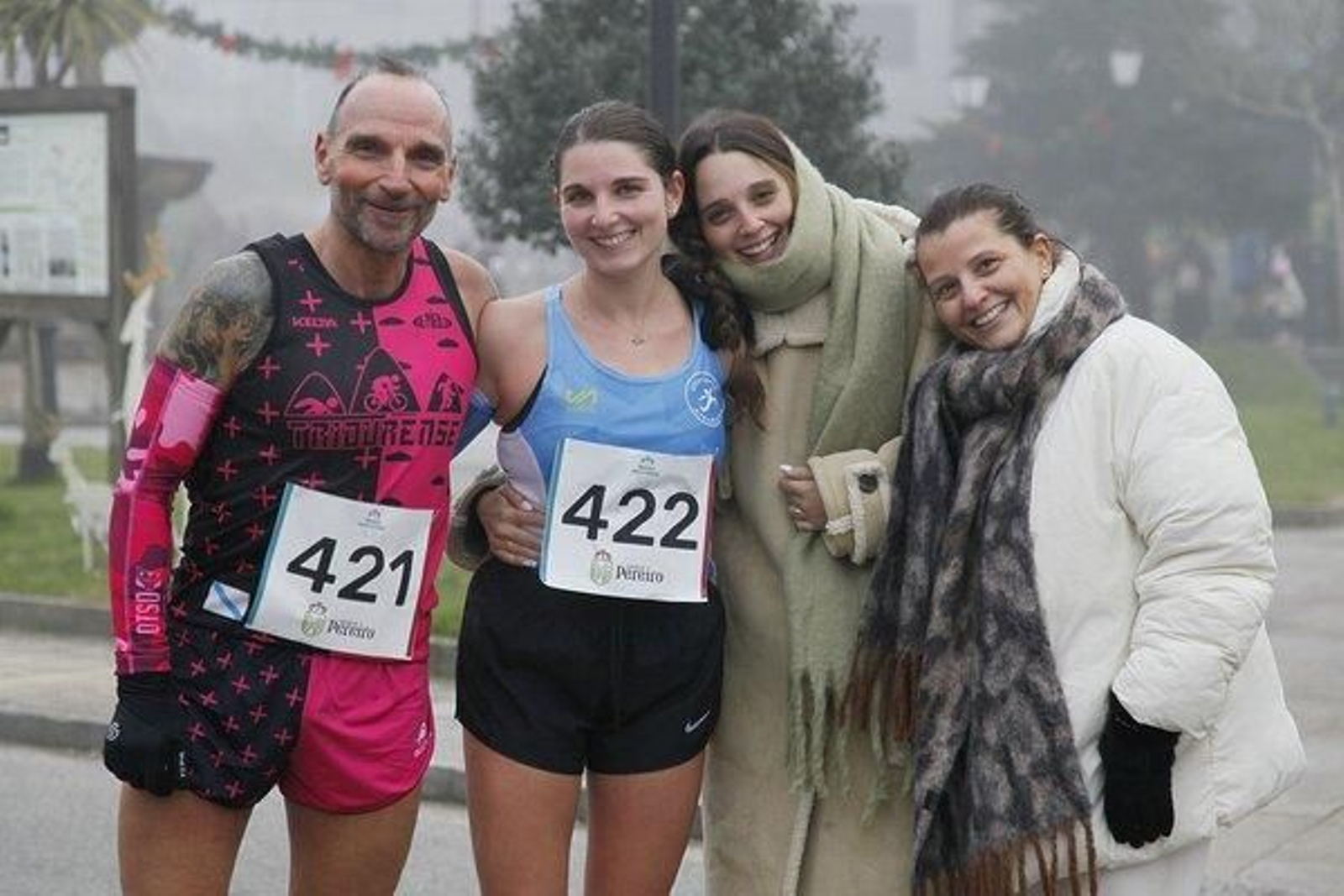 Los vencedores de las distintas categorías recibieron regalos al finalizar la prueba.