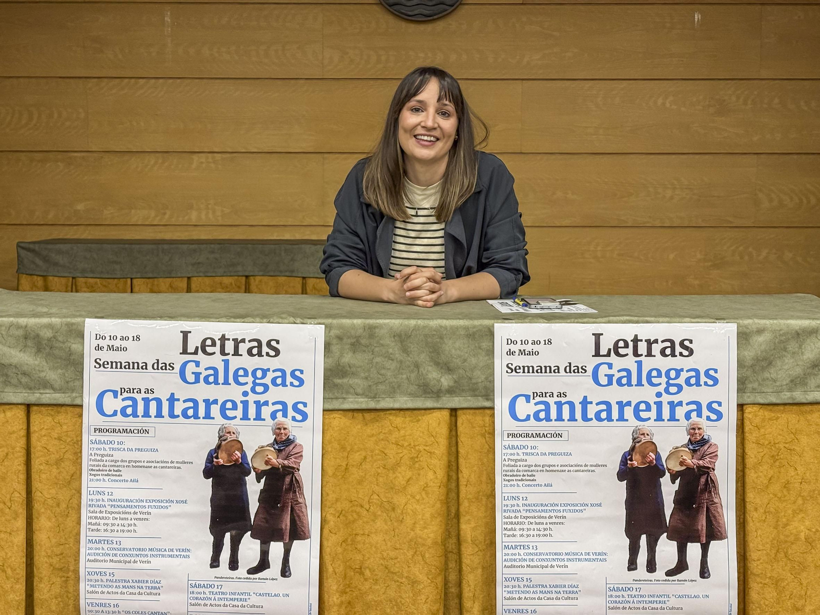 Samanta Barreira, concelleira de Cultura, Turismo e Festexos de Verín.
