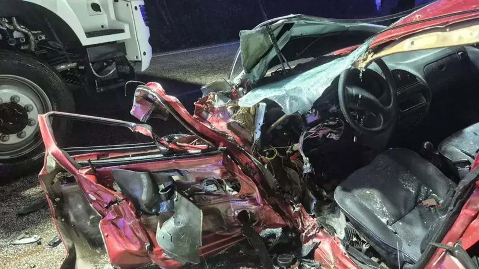 Imagen del accidente en Muíños.