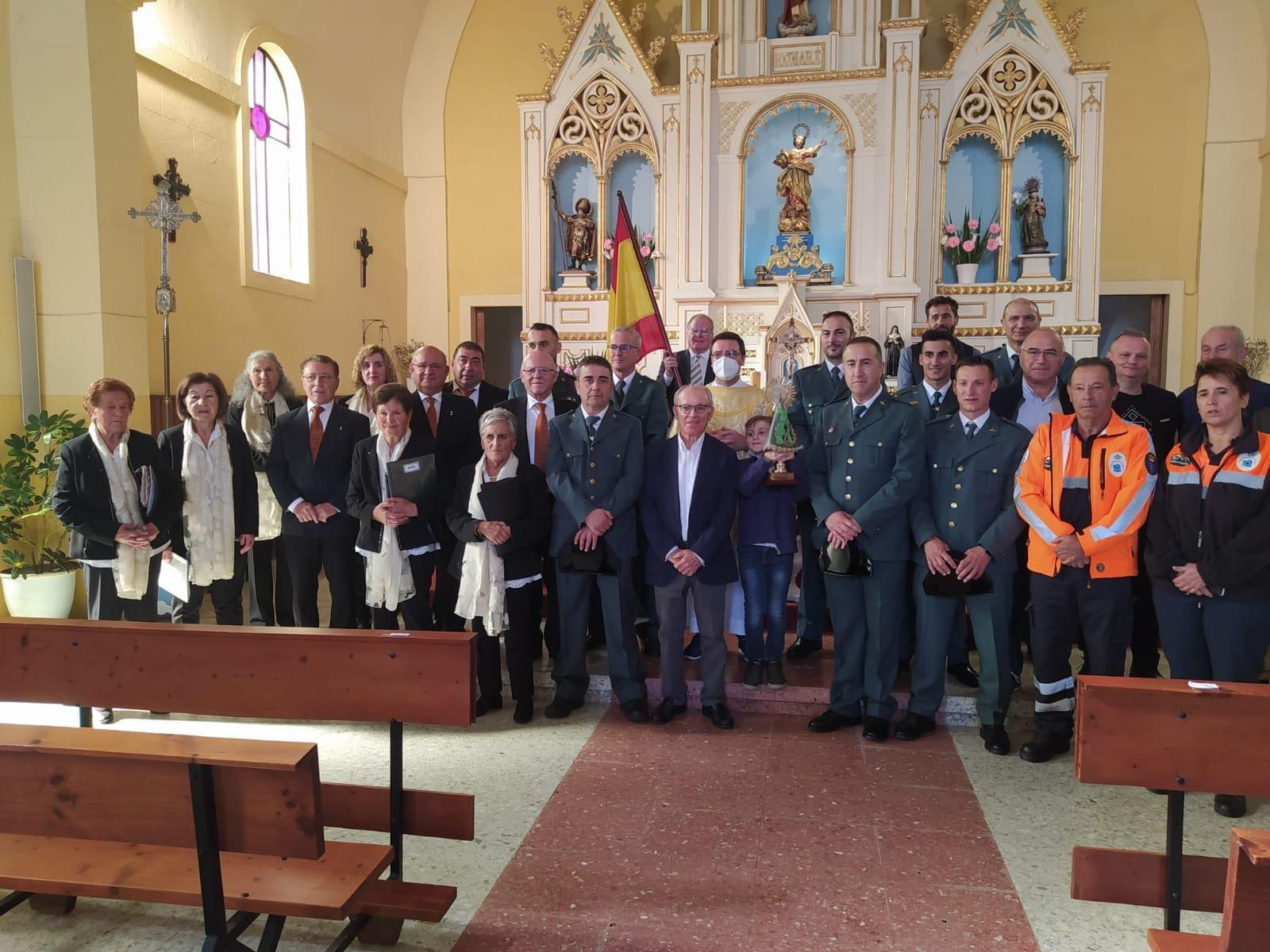 Acto en la parroquia de Santa María de Tamallancos, en Vilamarín.