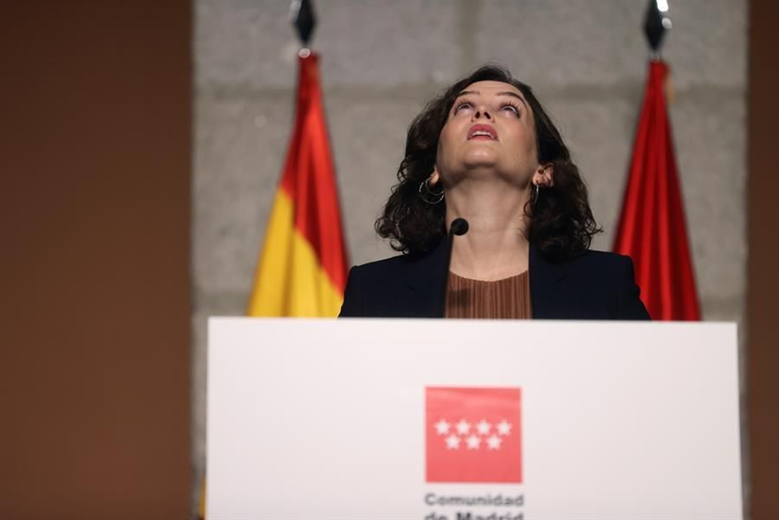 La presidenta de la Comunidad de Madrid, Díaz Ayuso.