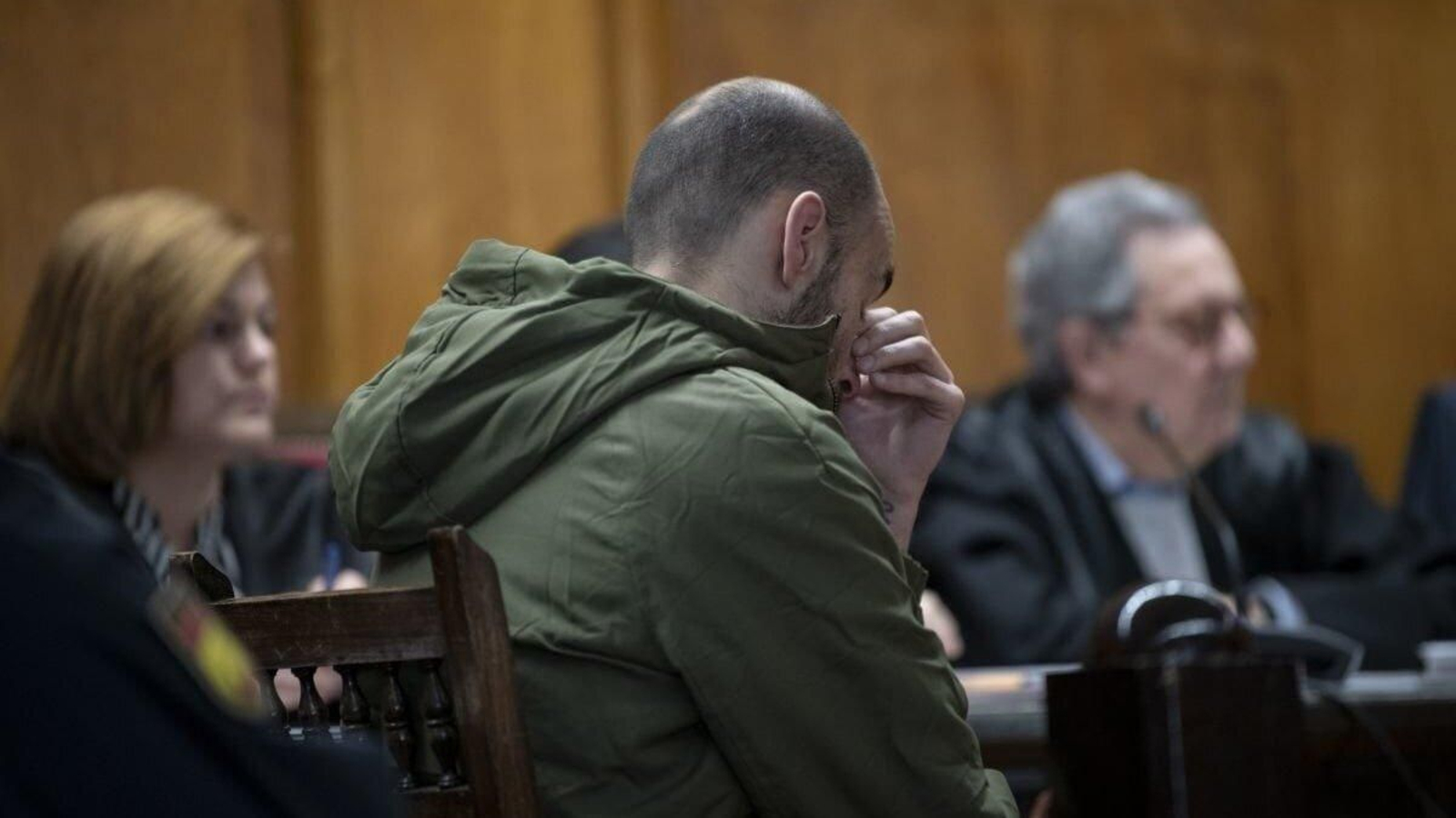 Julio González Sierra, en una de las sesiones del juicio del caso Nerea Añel celebradas en la Audiencia Provincial de Ourense.