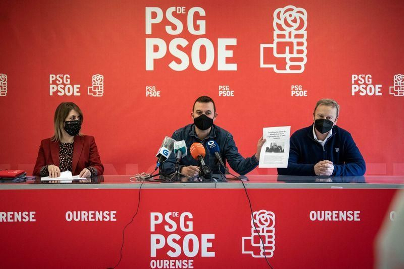 Noelia Rodríguez, Ignacio Gómez y Rafael Rodríguez Villarino (ÓSCAR PINAL).