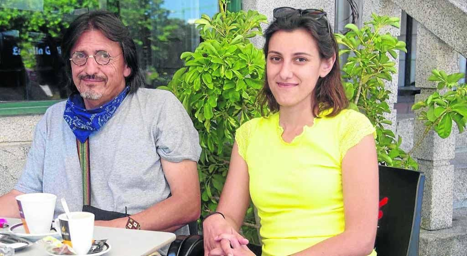 Luis Carlos, junto con María Teresa que se ha sometido a varias ceremonias del Ayahuasa.