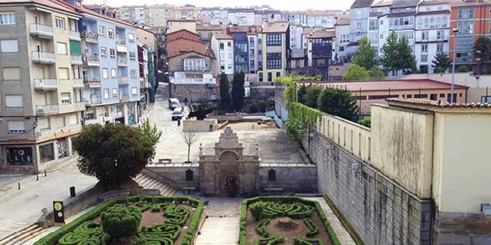 Aspecto actual do val das Burgas