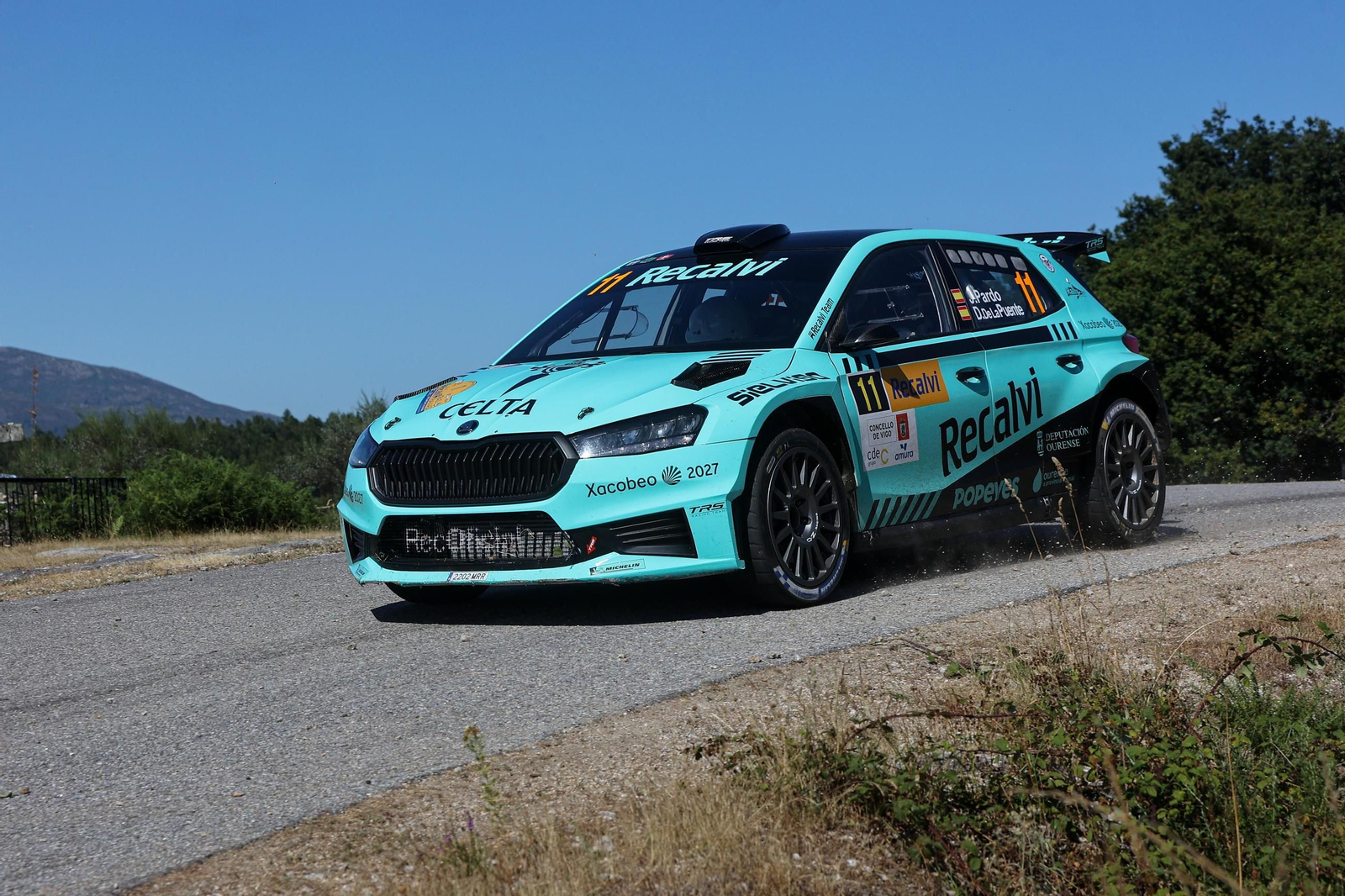 Galería | Los coches se apoderan de Vigo en el primer día del Rally Rías Baixas