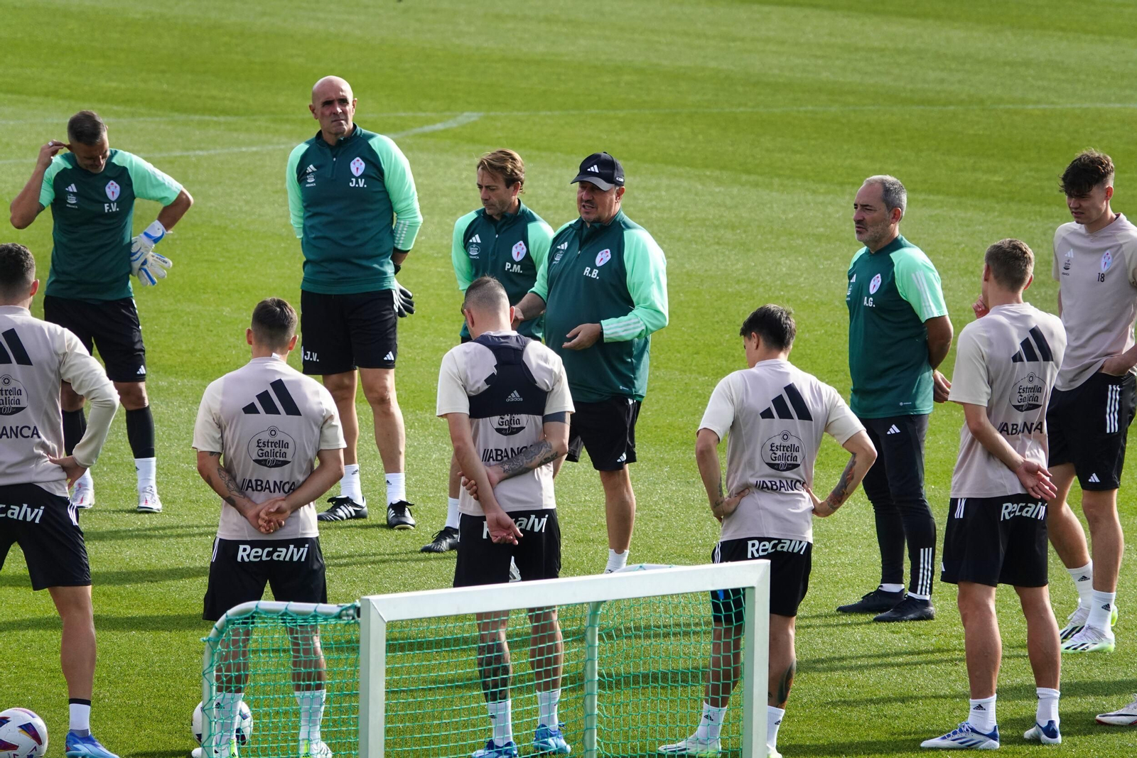 Entrenamiento del Celta en Mos.
