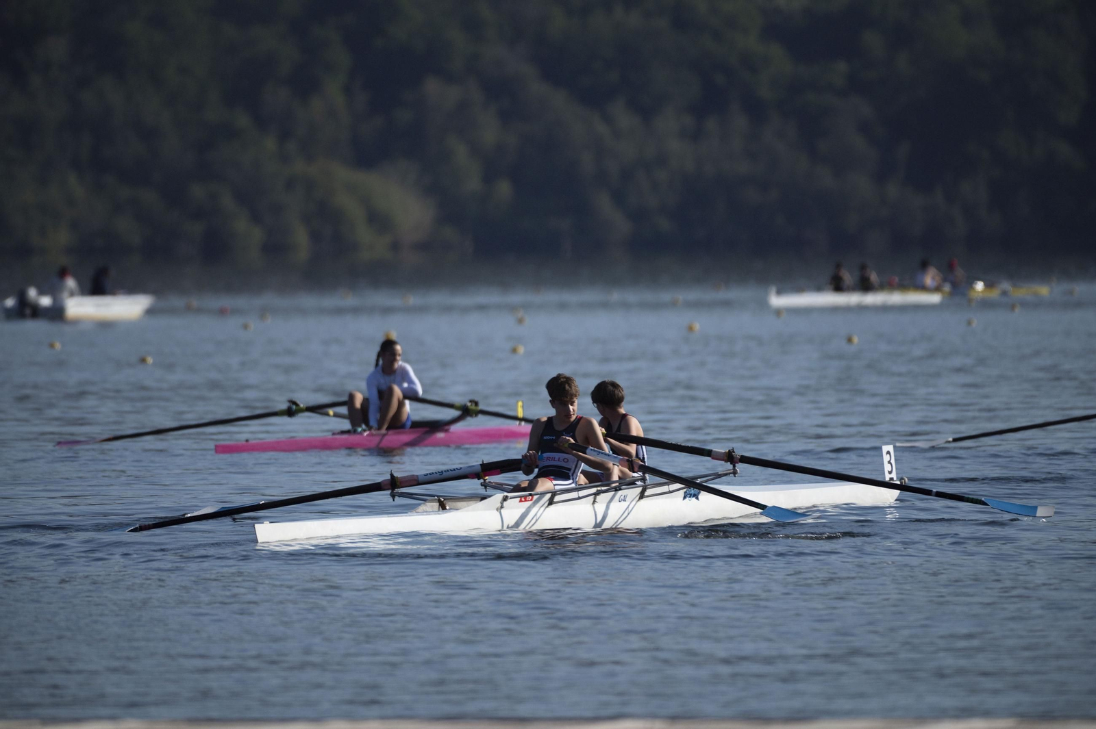 Galería | Así se vivió el Campeonato Gallego de Remo Absoluto en Castrelo de Miño, en imágenes