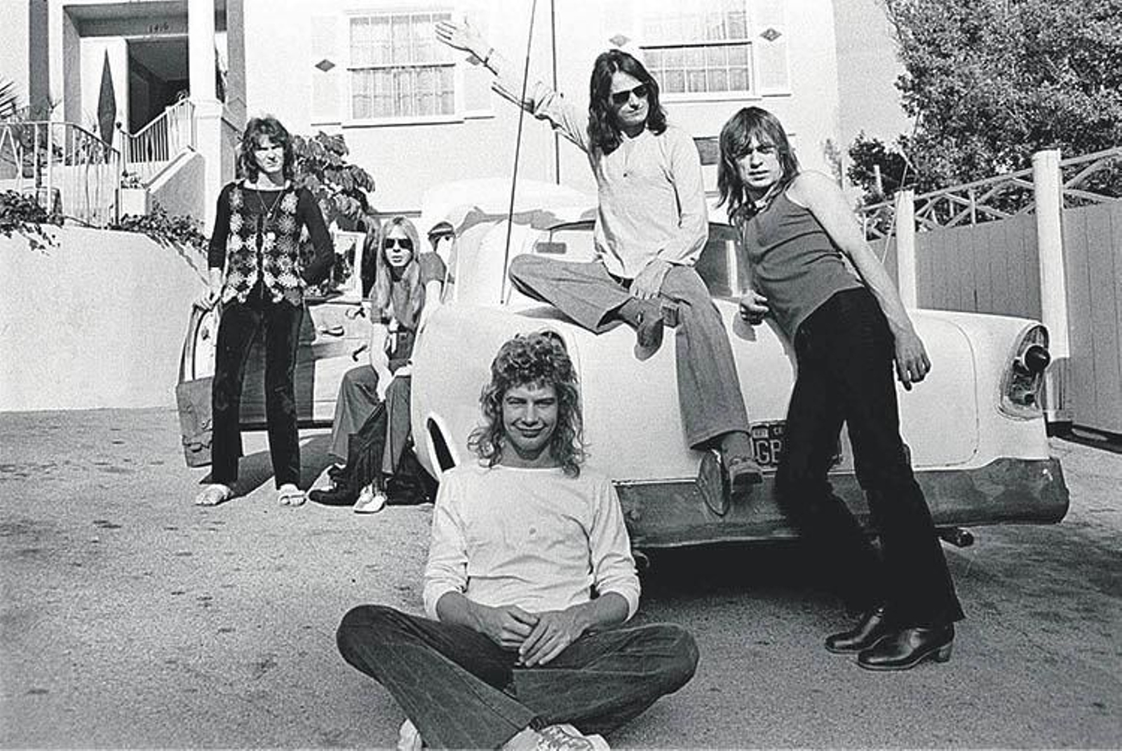 Los integrantes de la banda británica Yes en una imagen del año 1972.