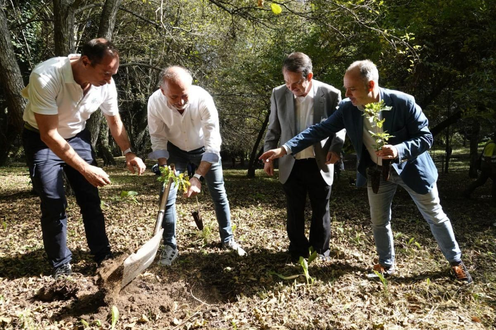 Abel Caballero y David Regades participaron en el Green Day.