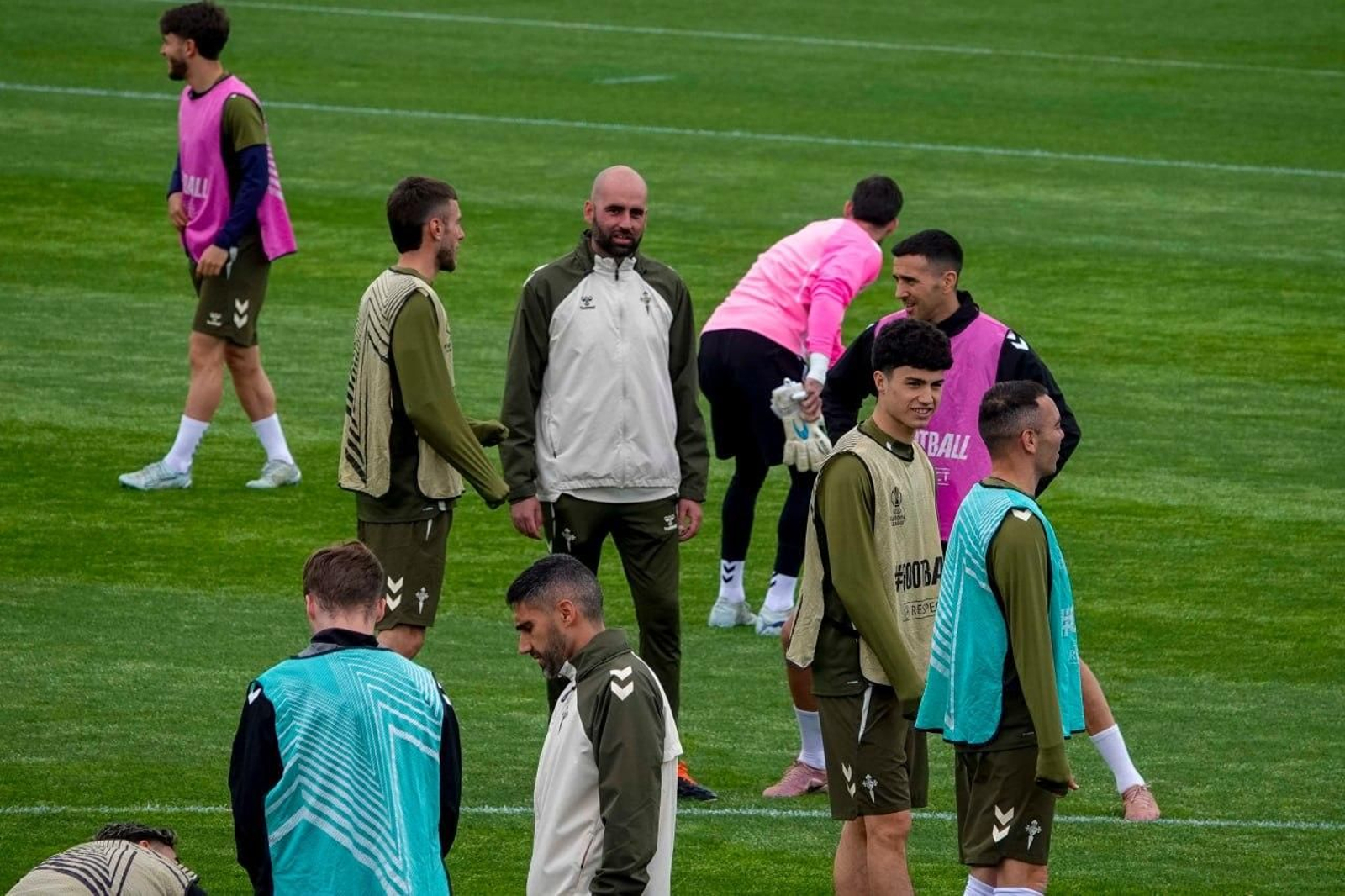 El Celta se entrena con fe en la remontada al Friburgo en cuartos de Europa League