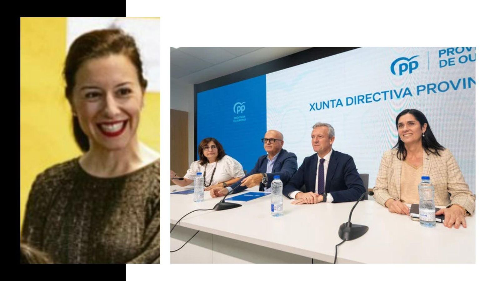 Victoria Núñez, presidenta de la gestora del PP en la ciudad de Ourense