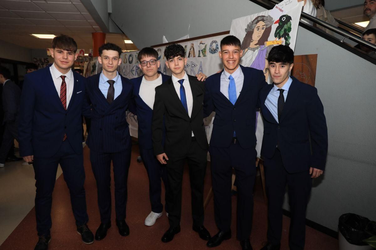 Javier, Iago, Miguel, Miguel, Yago y Xoel.