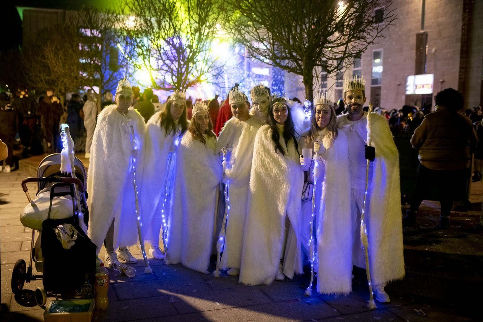 Petardazo en XInzo de Limia (Foto: Xesús Fariñas)