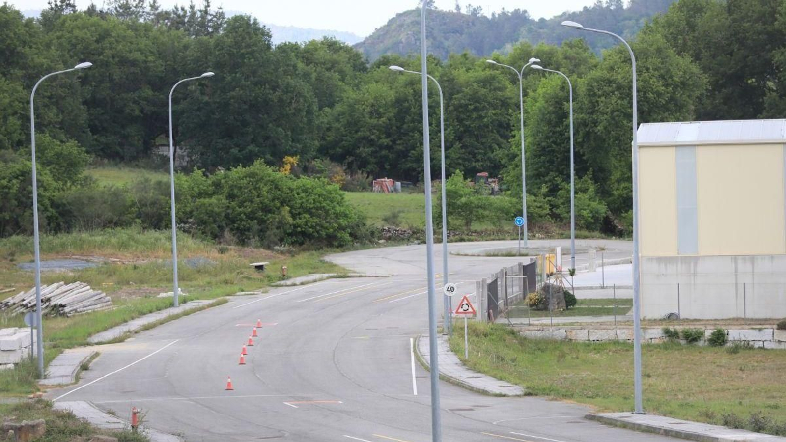 Polígono de Luintra, que acoge las pistas donde se produjo el fallecimiento.