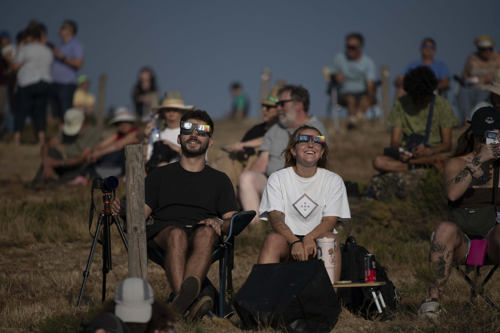 Galería | El observatorio de Trevinca, en A Veiga, vive una jornada histórica de eclipse