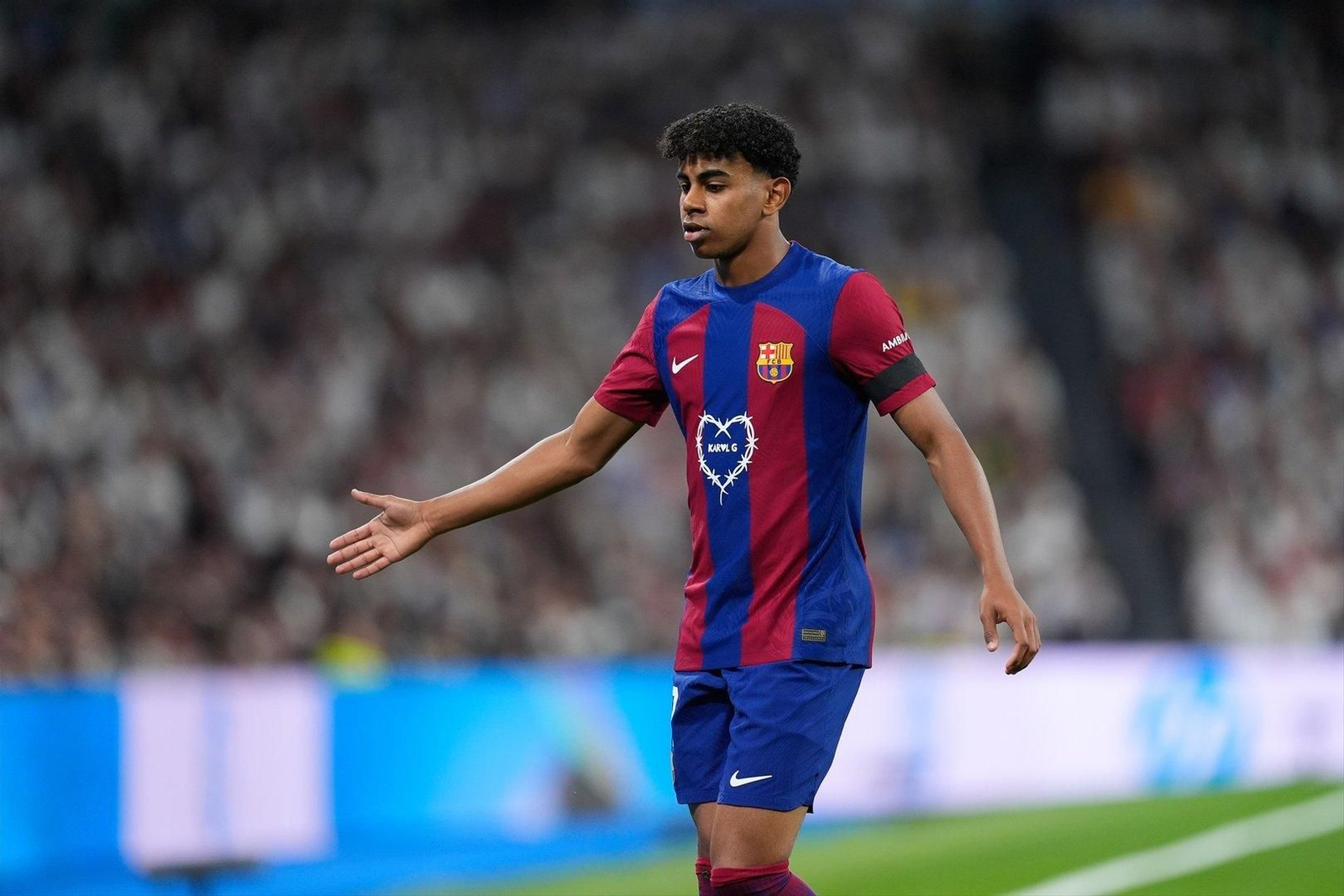 Lamine Yamal, el gran nombre de esta campaña, está llamado a marcar una época. // EP