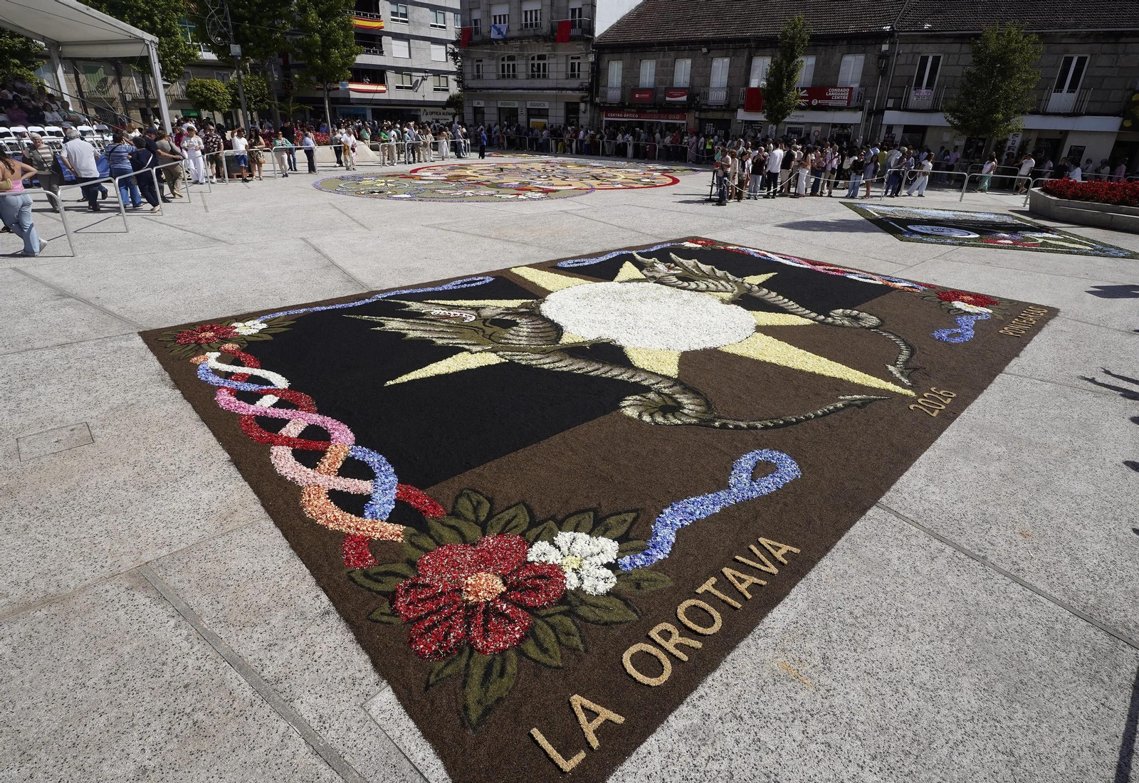 Celebración del Corpus en Ponteareas.