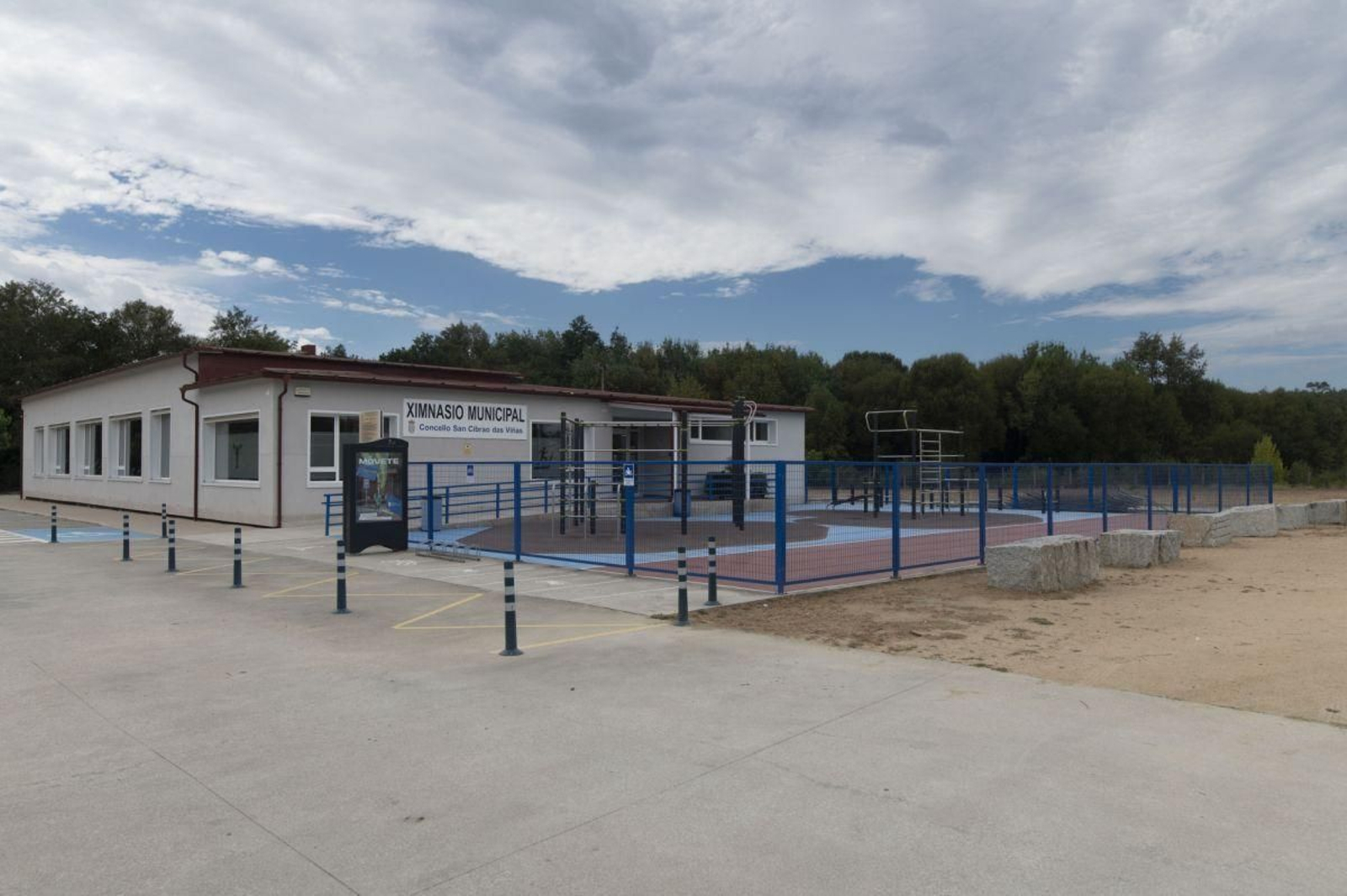 El gimnasio de Ponte Noalla, un habitual desde 2018.