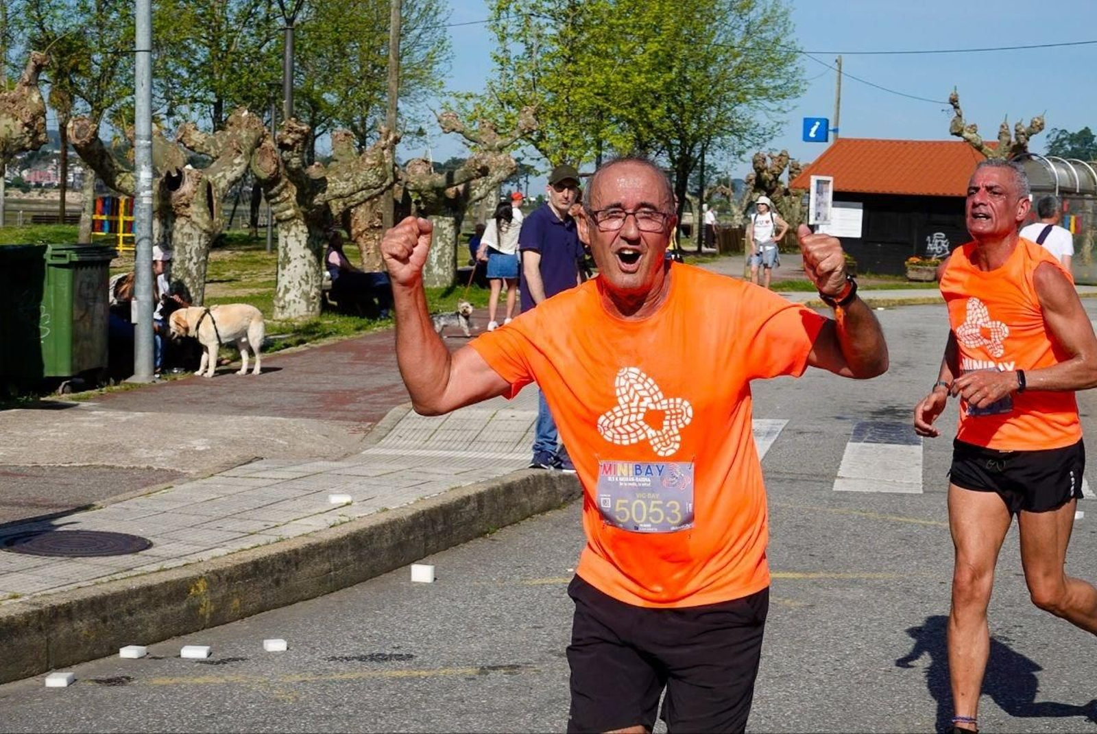 El alcalde de Nigrán se apuntó a la Vig-Bay 2024.