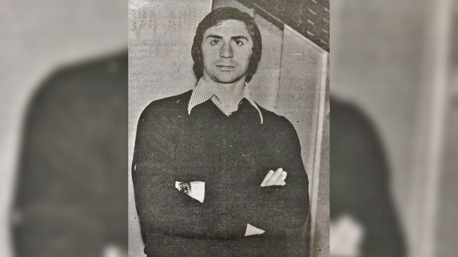 Miguel Ángel, el portero orensano del Real Madrid.